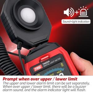 TASI TA632A Luxmètre numérique 200000 Lux, résolution 0,1 LUX, bande spectrale 400-700 nm - Product Image 4