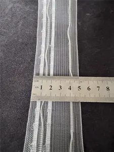 Textiles para el hogar de buena calidad de 5cm, recién llegado, cinturón opaco, cinta para cortina de poliéster con cinta