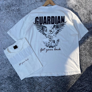 Camisetas a granel al por mayor Camiseta de algodón Sublimación Cuello personalizado Logo Algodón Hombre Camisa pesada - Product Image 3