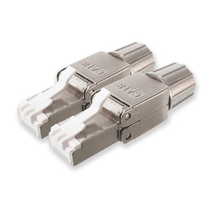 Connecteur RJ45 8 broches sans outil à visser, prise modulaire Cat8 Ethernet sans outil pour câble réseau à montage sur panneau - Product Image 1
