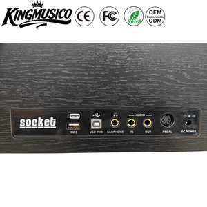 <span class=keywords><strong>Piano</strong></span> numérique à 88 touches sensibles à la vélocité <span class=keywords><strong>avec</strong></span> puce taïwanaise, 128 polyphonies, USB MIDI, double casque, clavier à 800 sons - Product Image 5