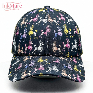 Wholesale Full <b>Printed</b> Pattern Baseball Cap Custom Casual Women Outdoor Sport <b>Hat</b> High Quality 5-Panel <b>Hat</b> with Own Logo for Men - Product Image 4