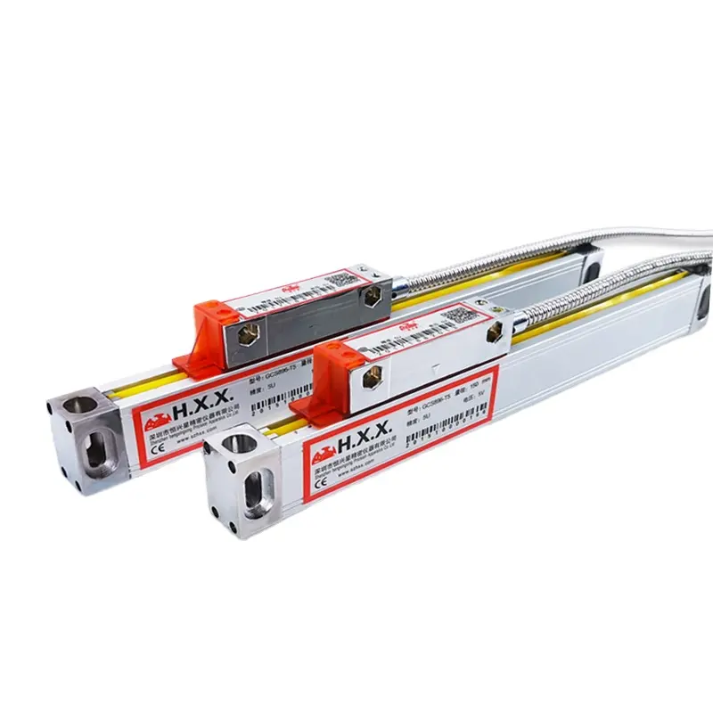 Hxx elektronik mesafe ölçüm aleti gcs898 5 mikron 50-1000mm lineer ölçek/kodlayıcı/sensör fren torna makinesi için