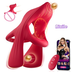 Anneau vibrant pour pénis, vibrateur clitoridien, anneau pour pénis avec 9 modes de vibration, jouet sexuel pour adultes pour hommes, <span class=keywords><strong>plaisir</strong></span> de couple amélioré - Product Image 1