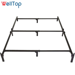 New <span class=keywords><strong>King</strong></span>/Queen Nền Tảng Kim Loại Giường Khung Công Cụ Dễ Dàng Lắp Ráp Với Trung Tâm Hỗ Trợ 6 Chân VT-14.029 - Product Image 2