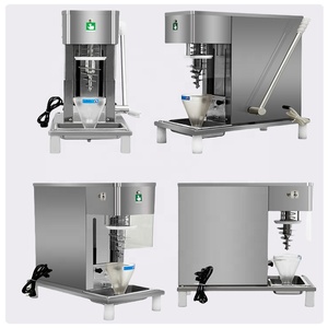 Thương mại Dual head Milkshake trái cây thật mềm Ice Cream Mixer đánh bại sữa chua flavorama Ice Cream trái cây tươi Máy xay sinh tố máy - Product Image 6