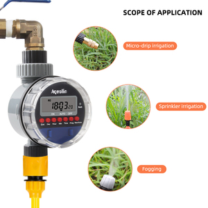 Controlador <span class=keywords><strong>de</strong></span> <span class=keywords><strong>Riego</strong></span> para Jardín YIYIER, Sistema <span class=keywords><strong>de</strong></span> <span class=keywords><strong>Riego</strong></span> Inteligente Digital, Temporizador Electrónico <span class=keywords><strong>de</strong></span> Inyección <span class=keywords><strong>de</strong></span> <span class=keywords><strong>Agua</strong></span> con Pantalla LCD a Prueba <span class=keywords><strong>de</strong></span> <span class=keywords><strong>Agua</strong></span> - Product Image 5