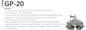 Göz testi için manuel <span class=keywords><strong>Phoropter</strong></span> VT-20 GP-20 el oftalmik sızdırmazlık <span class=keywords><strong>Phoropter</strong></span> optometri ekipmanları - Product Image 2