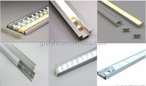 Profilé LED en aluminium 6063 personnalisé, encastré sans cadre, monté en surface, pour bande lumineuse - Product Image 4