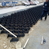 Grilles de stabilisation en plastique pour allées, gravier, géocellules, contrôle de l'érosion du sol, stabilisation des pentes, support de charge, construction routière, parkings et pelouses
