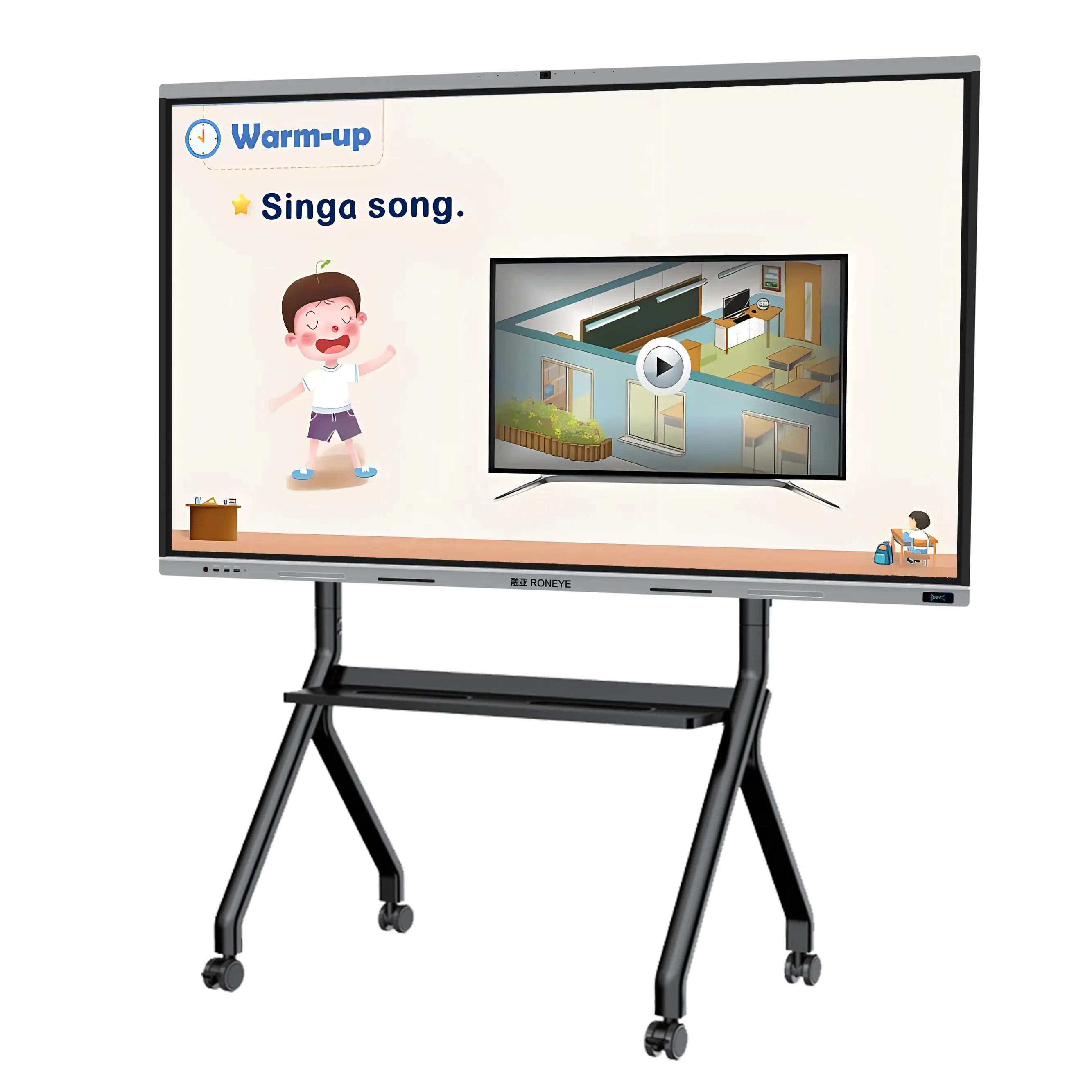 Großhandel Digital Smart Board Touchscreen Fernseher 86 LCD Schule Whiteboard interaktives Panel 75 für Klassenräume