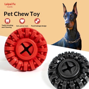 Jouets à mâcher pour chien en caoutchouc naturel, écologiques, indestructibles, extra grands, en forme de <span class=keywords><strong>pneu</strong></span>, distributeur de friandises, nettoyage des dents, pour chiens agressifs - Product Image 1