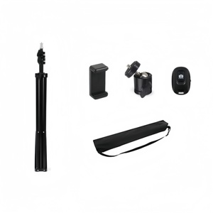 2.1m Live Stream <span class=keywords><strong>Trépied</strong></span> Support de <span class=keywords><strong>téléphone</strong></span> Anneau <span class=keywords><strong>LED</strong></span> Support de lampe Lumière Photographie <span class=keywords><strong>Trépied</strong></span> Support de diffusion en direct <span class=keywords><strong>Trépied</strong></span> - Product Image 3