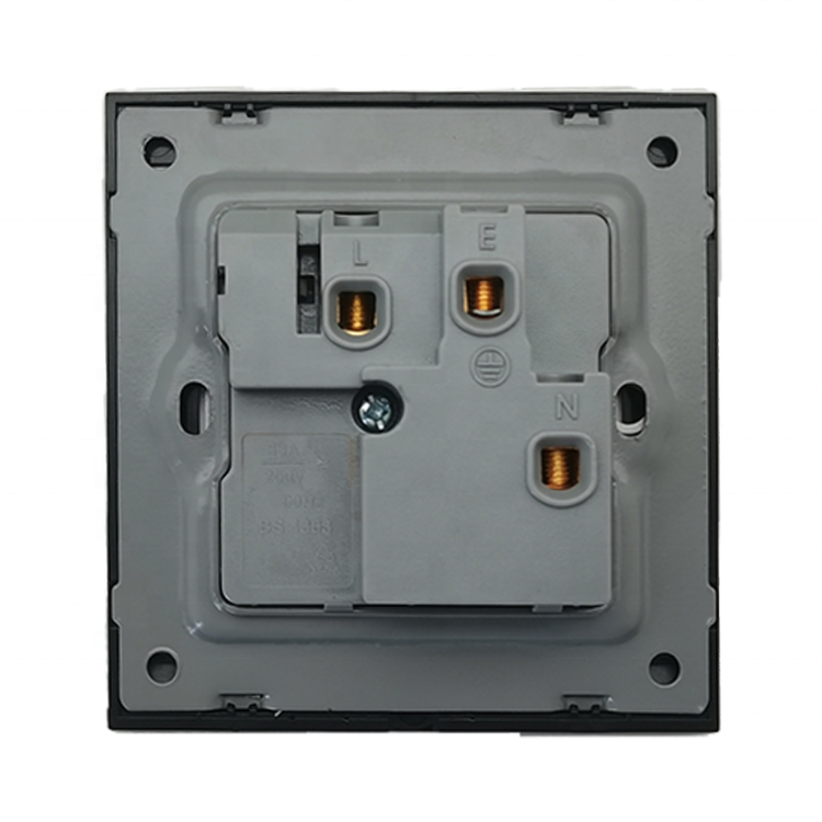 VNX Silver Brush Meteor Rain Series Wall Switches Uk Standard 13A 15A Multi Function Socket Wall Switches Socket