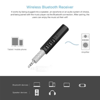 PIX-LINK 3,5mm Mini altavoz auriculares coche música Audio receptor adaptador inalámbrico AUX Bluetooths Auto Kit