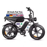 Offres Spéciales VTT électrique 20 pouces gros pneu vélo V8 Pro Plus système 7 vitesses pour adultes