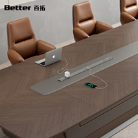 Escritorios de Oficina y Mesas de Conferencia Modernos de Madera Sólida de Lujo - Muebles Personalizables para Salas de Reuniones de Hotel