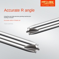 Fraise à rainurer interne en carbure MTS, haute efficacité, précision R0.2/R0.3/R0.5, spéciale pour alliage d'aluminium, Altin OEM