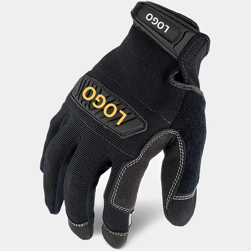 Custom general work gloves heavy duty working garden anti impact cut resistant nylon work safety gloves