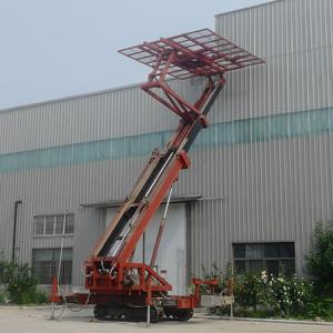 Plateforme élévatrice aérienne à chenilles pour plafond inversé avec télécommande pour l'installation de toitures en acier industrielles - Product Image 4