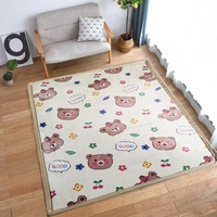 Nouvelle arrivée, tapis de sol en mousse à mémoire de forme en polaire corail, tapis de lit Tatami, tapis de jeu pour bébé, pour la chambre des enfants
