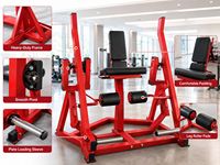 Máquina de extensión de piernas ISO-Lateral comercial MRD-SH17 de alta resistencia para entrenamiento de cuádriceps en gimnasios