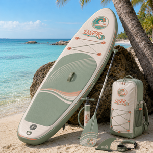 Planche de SUP écologique et portable, idéale pour la détente aquatique et les excursions panoramiques, crée une ambiance décontractée. - Product Image 1
