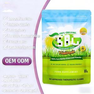 Poudre de graines d'herbe d'<span class=keywords><strong>orge</strong></span> 100% biologique 80g – Pack d'essai sans <span class=keywords><strong>sucre</strong></span> ajouté, végétalien, superaliment pur, complément détoxifiant et digestif de qualité alimentaire - Product Image 2