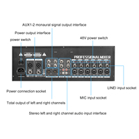Amplificateur de mixage professionnel PA10X en plastique et métal, 10 canaux, 450W*2, son surround, pour spectacles sur scène