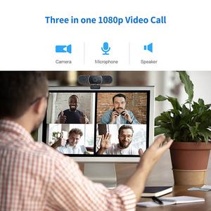 Caméra de conférence WeDoInnov SeeUp Mini 2K, objectif en verre HD 3-en-1, USB Plug and Play pour les réunions vidéo au bureau - Product Image 4