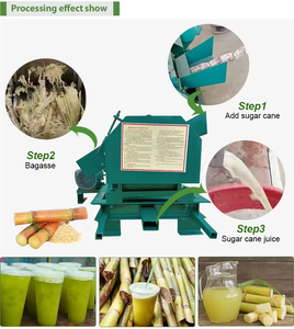 Low Price Factory Sugarcane <b>Juice</b> Extractor <b>Machine</b> with Engine 220/380V 04 Rolls - Product Image 4