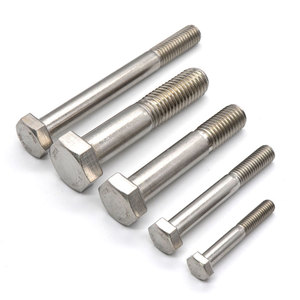 Bullone a Testa Esagonale Semi Filettato in Acciaio <span class=keywords><strong>Inox</strong></span> Grado 8.8 <span class=keywords><strong>M8</strong></span>*50 - Product Image 2