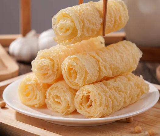 Кольцо колокольчик ролл острая жареная закуска из кожи тофу
