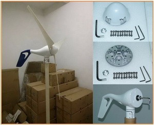 200W Tự Động 12V 24V Máy Phát Điện Tuabin Gió Với 3 Lưỡi Mạnh Mẽ Và Được Xây Dựng Trong Bộ Điều Khiển Và CE ROSH Được Phê Duyệt Cho Sử Dụng Tại Nhà - Product Image 3