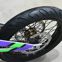 Kit de roues Supermoto 17 pouces ODM en gros pour Sur-Ron Light Bee X – Jantes à rayons pour moto, pièces de mise à niveau pour pneus et jantes