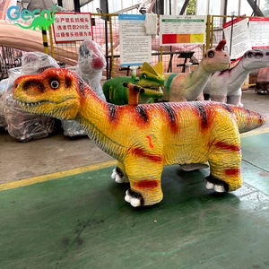 Gecai Promotion : Petit Dinosaure Artificiel en Résine à Chevaucher, Modèle de Parc d'Attractions avec Contrôle Automatique et Sons Réalistes - Product Image 4