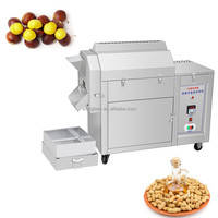 Industriële professionele elektrische gas aardnoot amandel sesam cashewnoten zonnebloempitten roostermachine