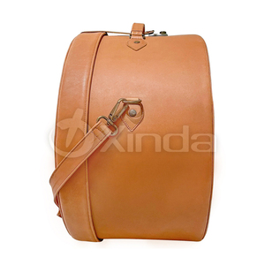 โรงงานที่กำหนด<span class=keywords><strong>เอ</strong></span>งขนาดใหญ่รอบดีลักซ์หนังหมวกกล่องกระเป๋าที่มีสายคล้องไหล่ - Product Image 4