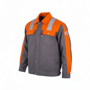 ユニセックスコットン難燃性防水通気性ユニフォームスーツセット視認性安全作業シャツ - Product Image 6