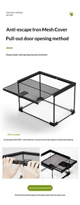 Terrario Multiespecífico para Reptiles e <span class=keywords><strong>Invertebrados</strong></span>, Vidrio Ultra Transparente, Iluminación de Alto Brillo, Diseño a Prueba de Escapes, Recinto de Cría - Product Image 4