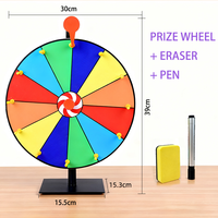 Planche de prix personnalisée KT roue en fer accessoire de table porte-bonheur roue de loterie support transfrontalier pour la promotion d'événements fête
