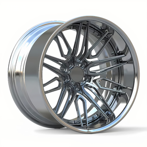 Nouvelle <span class=keywords><strong>jante</strong></span> de roue en aluminium forgé avec finition chromée avec design concave pour CC Golf <span class=keywords><strong>Touran</strong></span> Blue Retrofit/Upgrade 20-40mm ET - Product Image 5