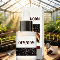 Sérum Exfoliant Visage au Riz Noir OEM Éclaircissant Lissant Hydratant Usine de Source Personnalisée