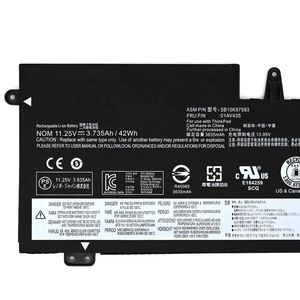 Vente en gros directe d'usine 01AV400, 01AV401, 01AV402, 01AV435, 01AV436, 01AV437 Batteries pour Lenovo <span class=keywords><strong>ThinkPad</strong></span> S2 Gen <span class=keywords><strong>13</strong></span> <span class=keywords><strong>Chromebook</strong></span> - Product Image 5