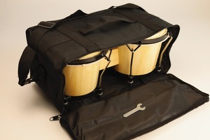 Bán Sỉ Trống Bongo 6 Inch 7 Inch Nhạc Cụ Gõ Tambourine Cho Trẻ Em Bằng Da Cừu - Product Image 2