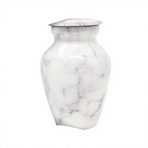 Vase de table en porcelaine d'aluminium à motif double bonheur vert et blanc contemporain, marque RUXI, capacité 4-5L, luxe - Product Image 3