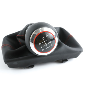FUXIN - Funda de Piel Sintética para Palanca de Cambios de Coche, 5 y 6 Velocidades, para Audi A4, Sin Perforaciones - Product Image 3