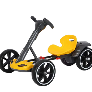 Fabrik Großhandel New Style 4 Rad Go Kart Batterie betriebene Kinder Reiten Fahrt auf Elektro Amusement Go Kart - Product Image 1