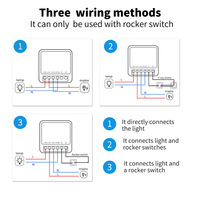Interruptor de Luz Inteligente WiFi Homekit 2022, Interruptor Universal con Temporizador, Control Remoto Inalámbrico, Funciona con Productos de Automatización del Hogar Inteligente