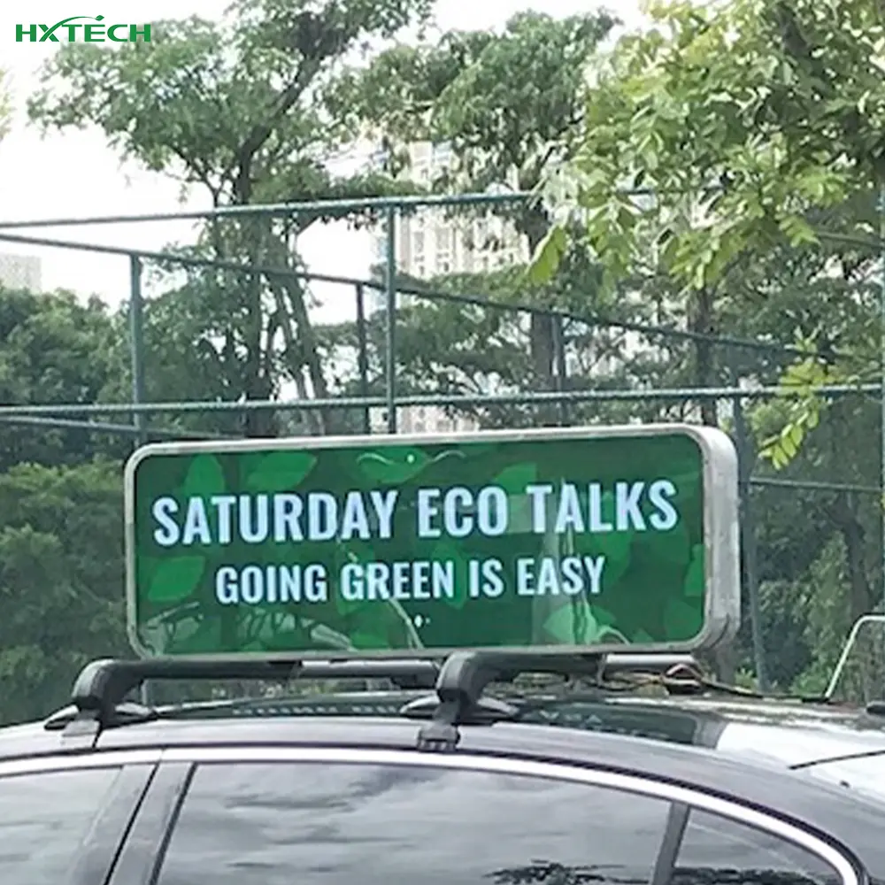 Pantalla led para taxi, tablero de señal de mensaje programable, resistente al agua, para publicidad, al aire libre, p2.5